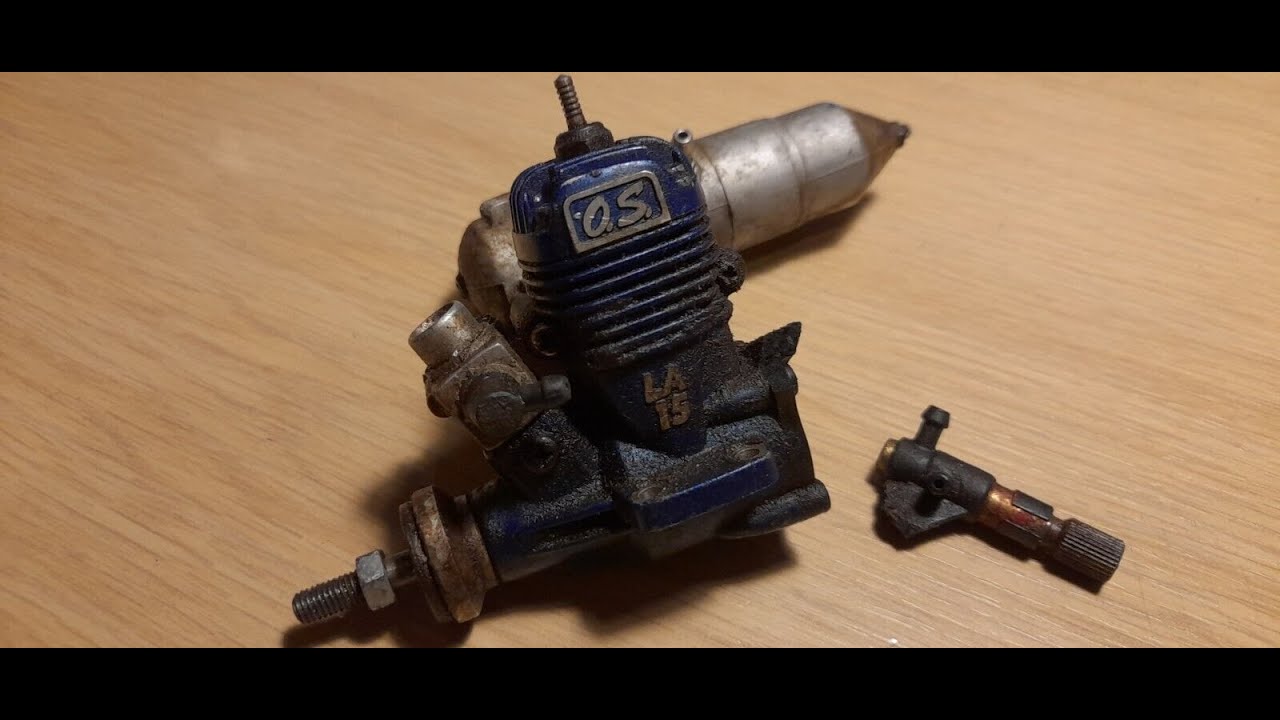 Old OS 15LA Glow Engine Restoration.