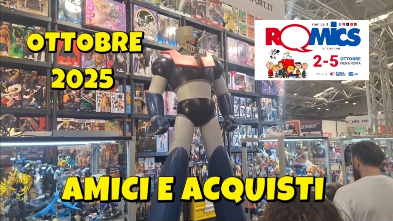 ROMICS OTTOBRE 2025!! TOUR, AMICI E ACQUISTI.. #romics #2025 @80 voglia di arcade