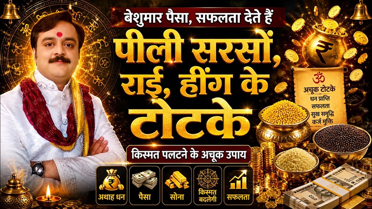 पीली सरसों, राई व हींग के टोटके पैसों का पहाड़ लगा देंगे, गरीब भिखारी, दरिद्र भी बन जायेगा धन कुबेर