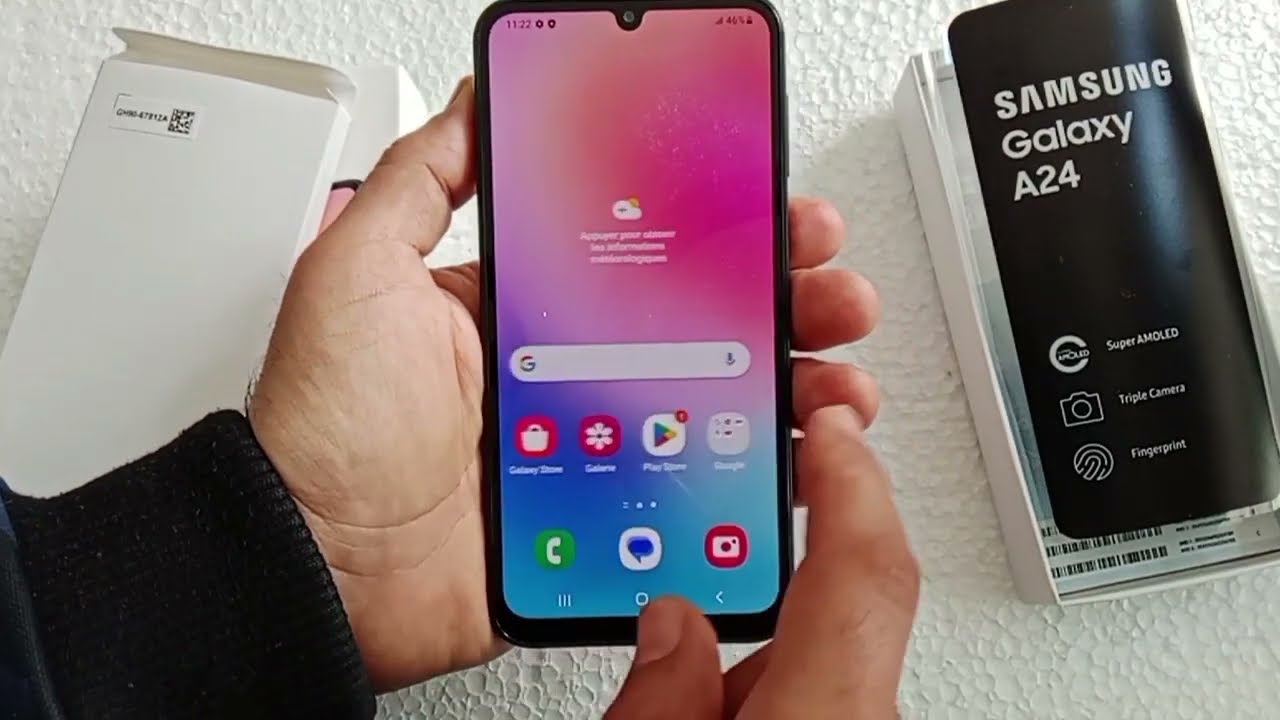 unboxing Samsung Galaxy A24 ( New model 2023) 8GB RAM/128GB, review, test camera