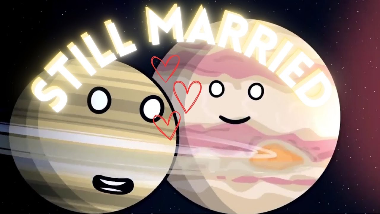 Jupiter & Saturn BEING The Old Married Couple For Almost 13 Minutes || Solarballs