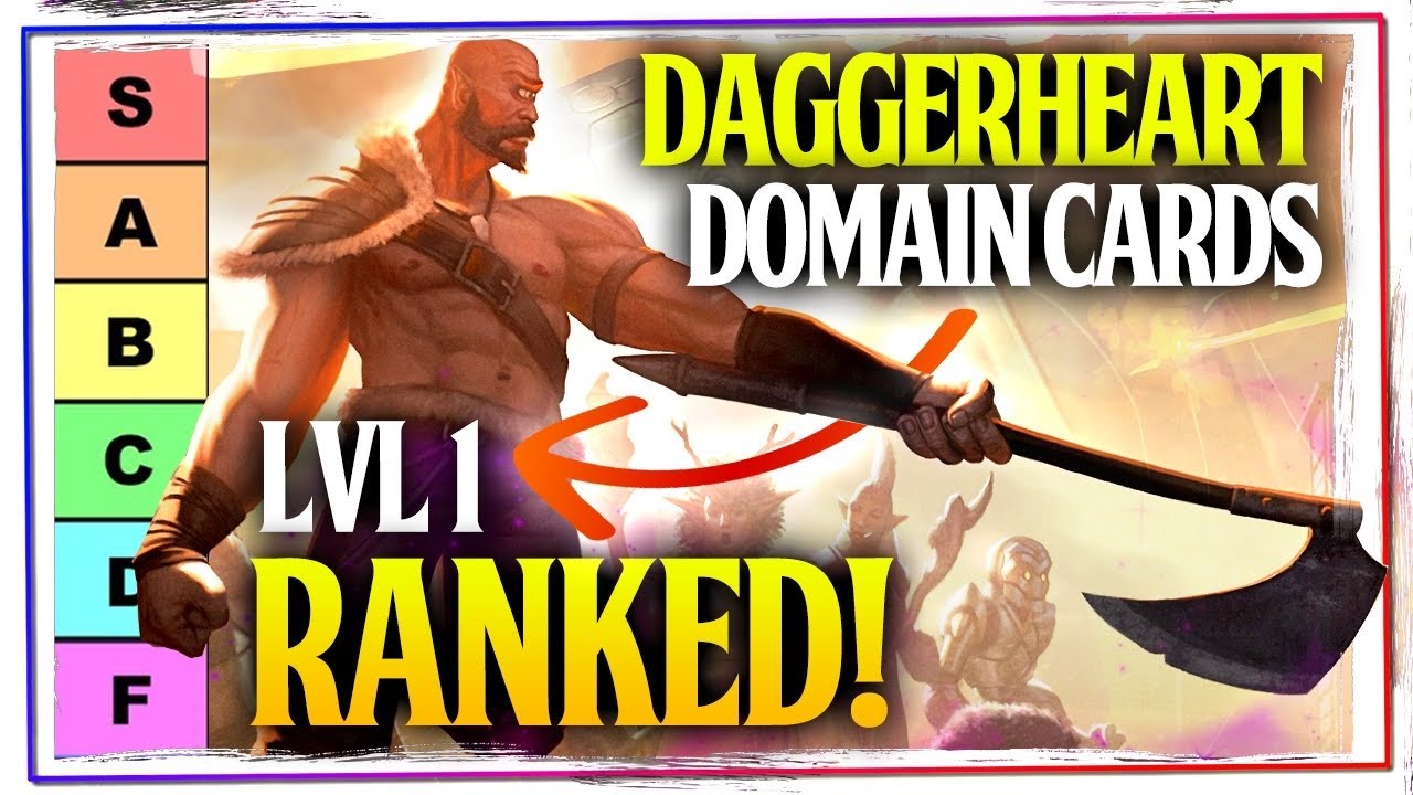 Ranking EVERY Level 1 Daggerheart Domain Card