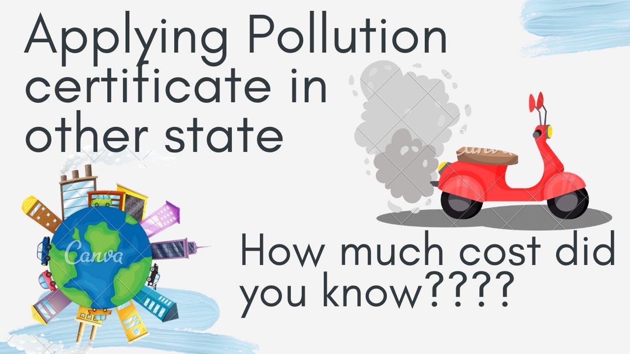 Applying pollution certificate for bike in other state #pollutioncertificate
