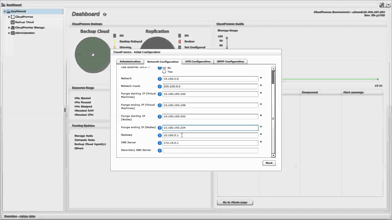 Initial Configuration