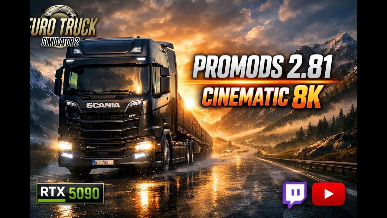 ETS2 ProMods 2.81 RELEASE 🚛 8K Cinematic Hauling | Ultra Real Graphics RTX 5090
