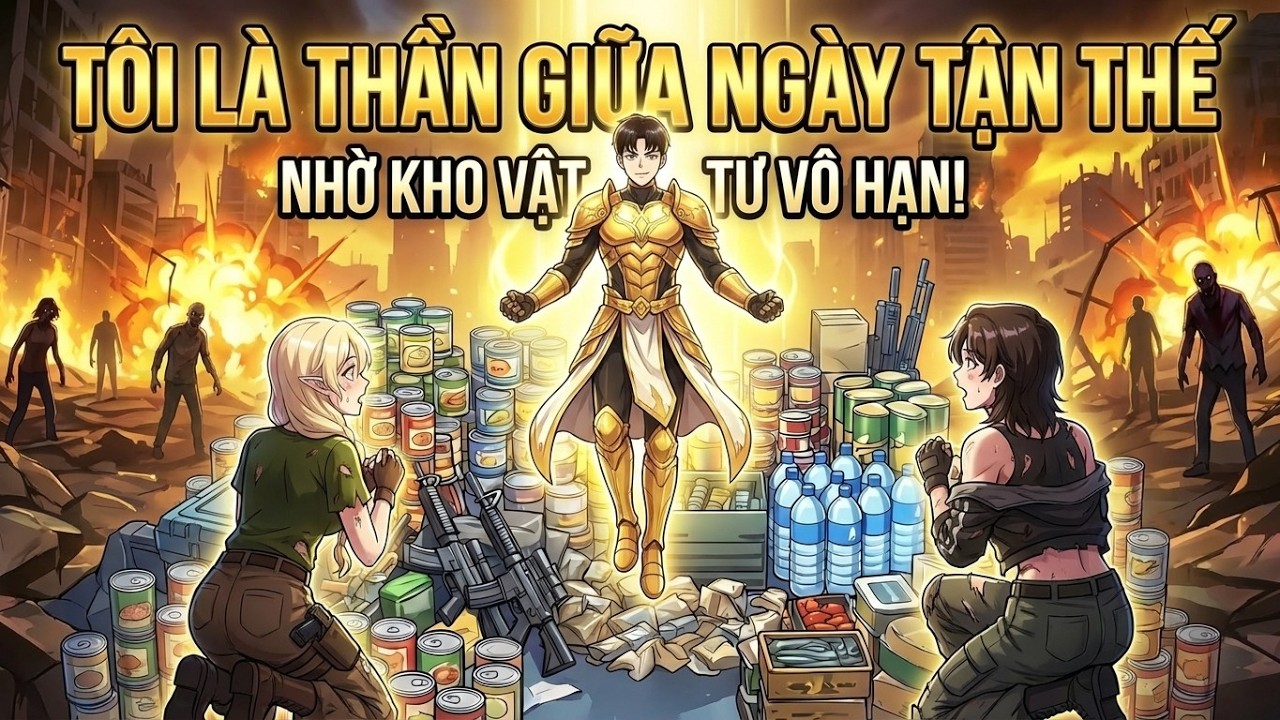 Full Bộ | Tôi Trở Thành Thần Giữa Ngày Tận Thế Nhờ Kho Vật Tư Vô Hạn - Review Truyện