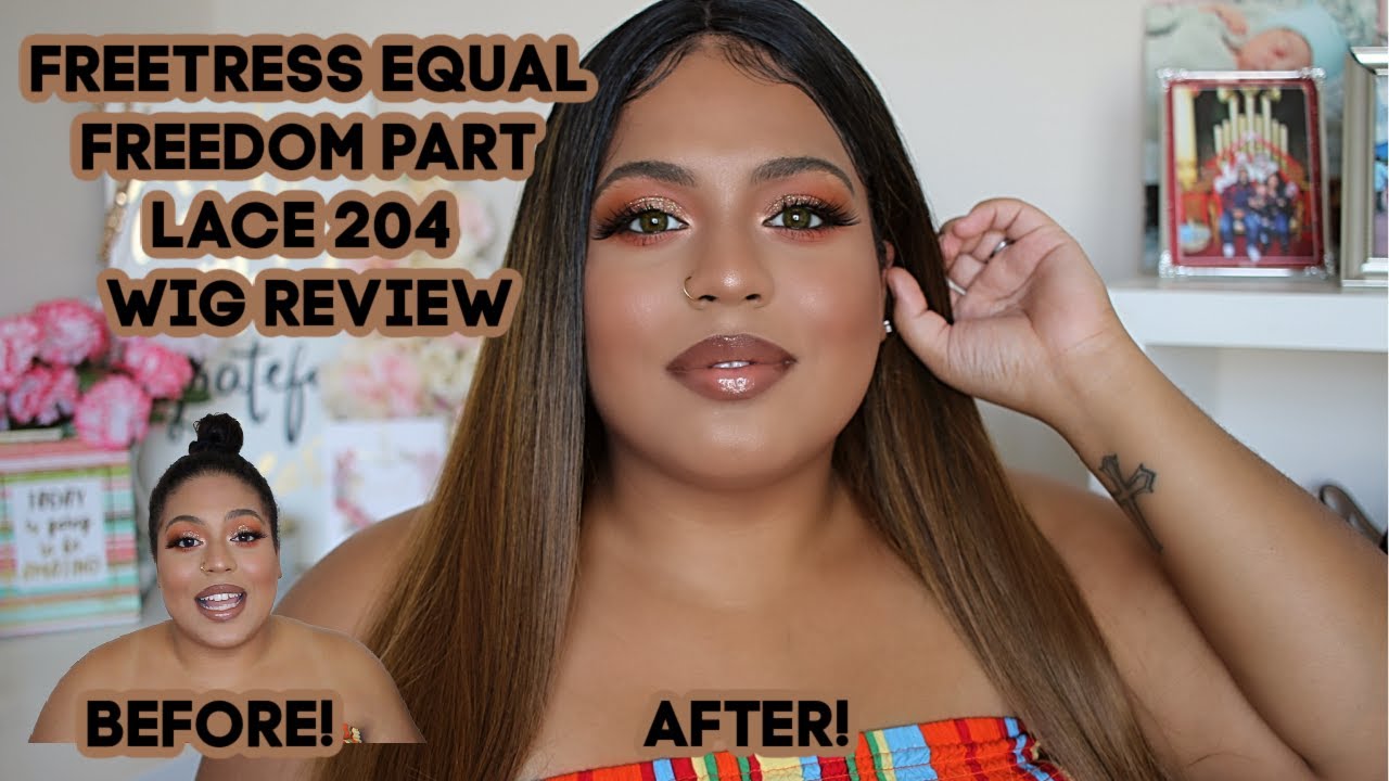 FREETRESS EQUAL FREEDOM PART LACE 204 WIG REVIEW | AFFORDABLE WIG