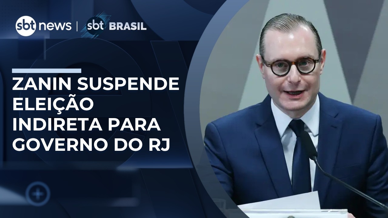 Zanin suspende elei&ccedil;&atilde;o indireta para governo do RJ; impasse pol&iacute;tico continua | #SBTBrasil