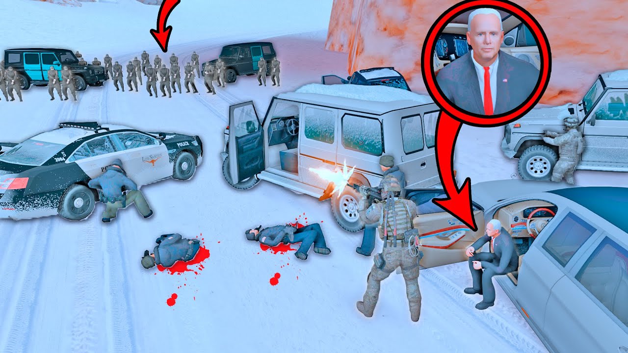 КОРТЕЖ ДЖО БАЙДЕНА  ПОПАЛ В ЖЕСТКУЮ ЗАСАДУ! [СПЕЦНАЗ] GTA SAMP