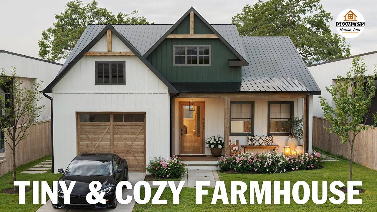 Tiny, Cozy, and Farmhouse Perfect on a Narrow Lot | 1700 Sqft