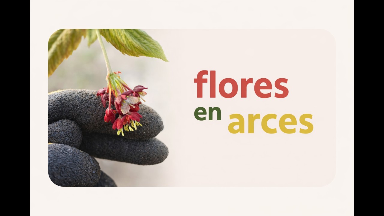 Flores en arces
