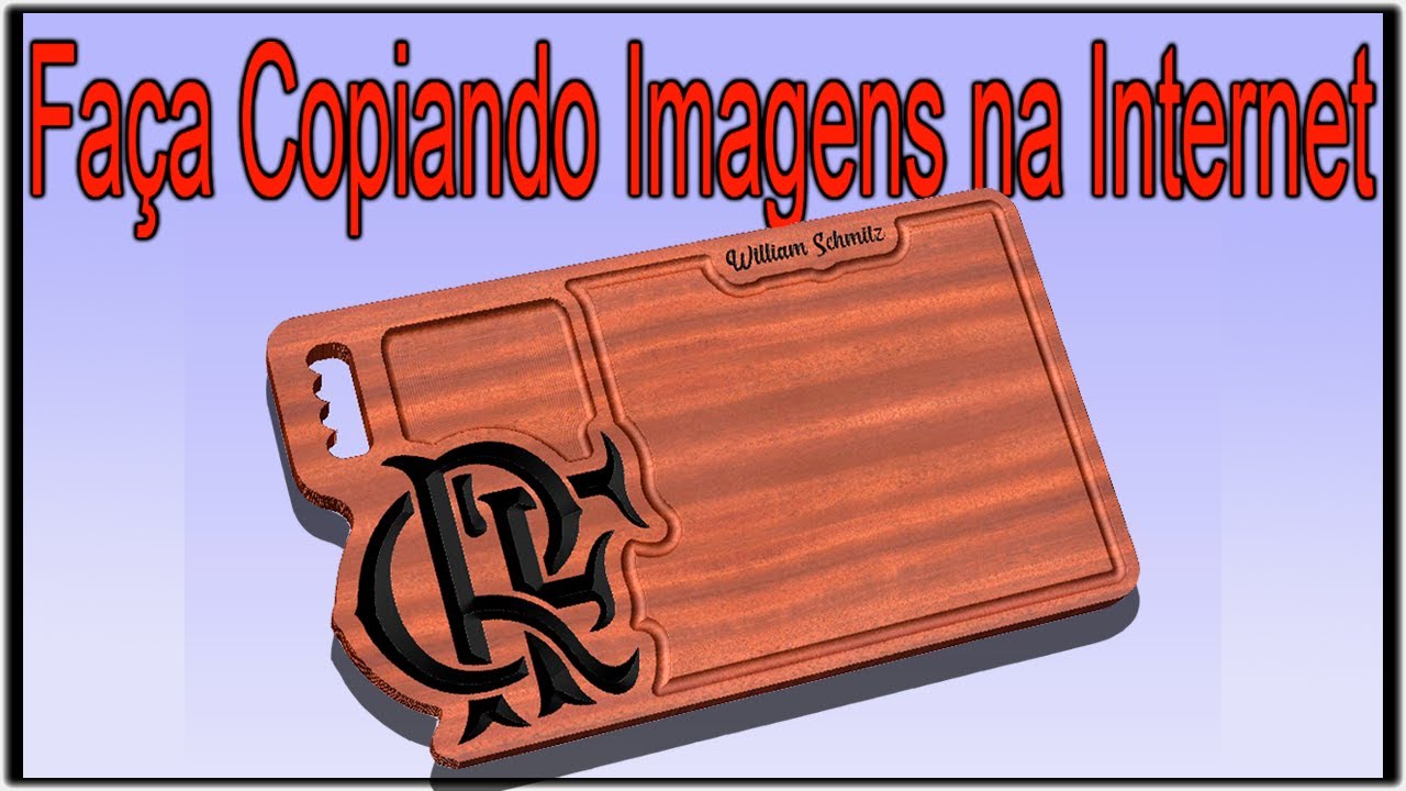 Como Fazer Tábua de Churrasco Utilizando Fotos da Internet