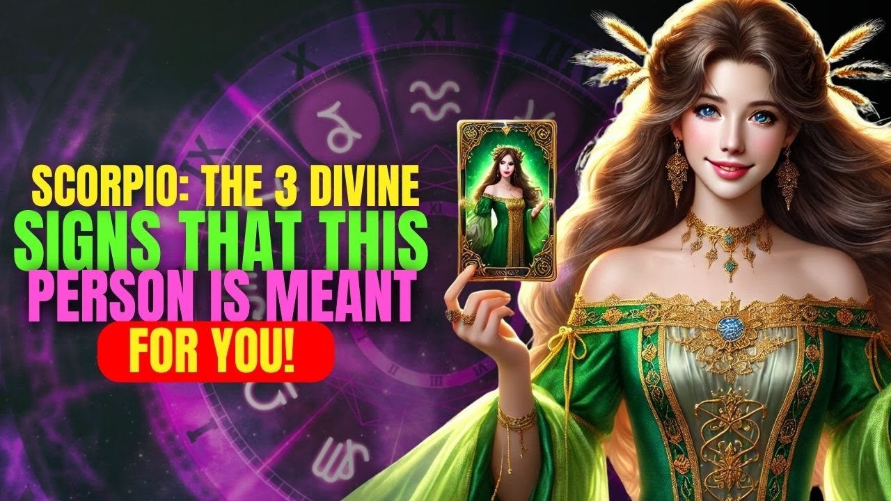 SCORPIO ♏ THE 3 SIGNS FROM GOD THAT INDICATE THIS PERSON IS YOUR DESTINY