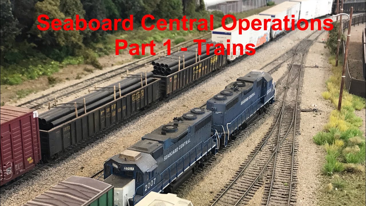 Seaboard Central Operations Part 1 - Trains