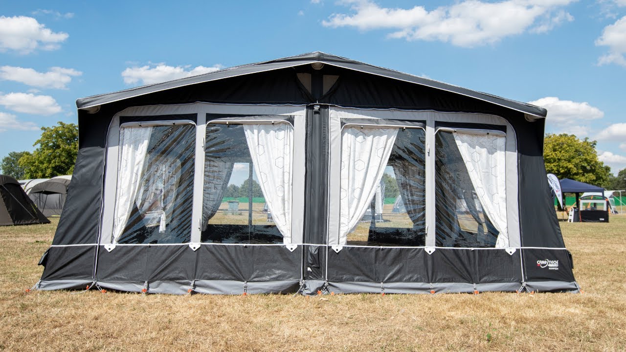 An Introduction To The Camptech Hampton DL All Season Air Awning - Coming for the 2023 Season!