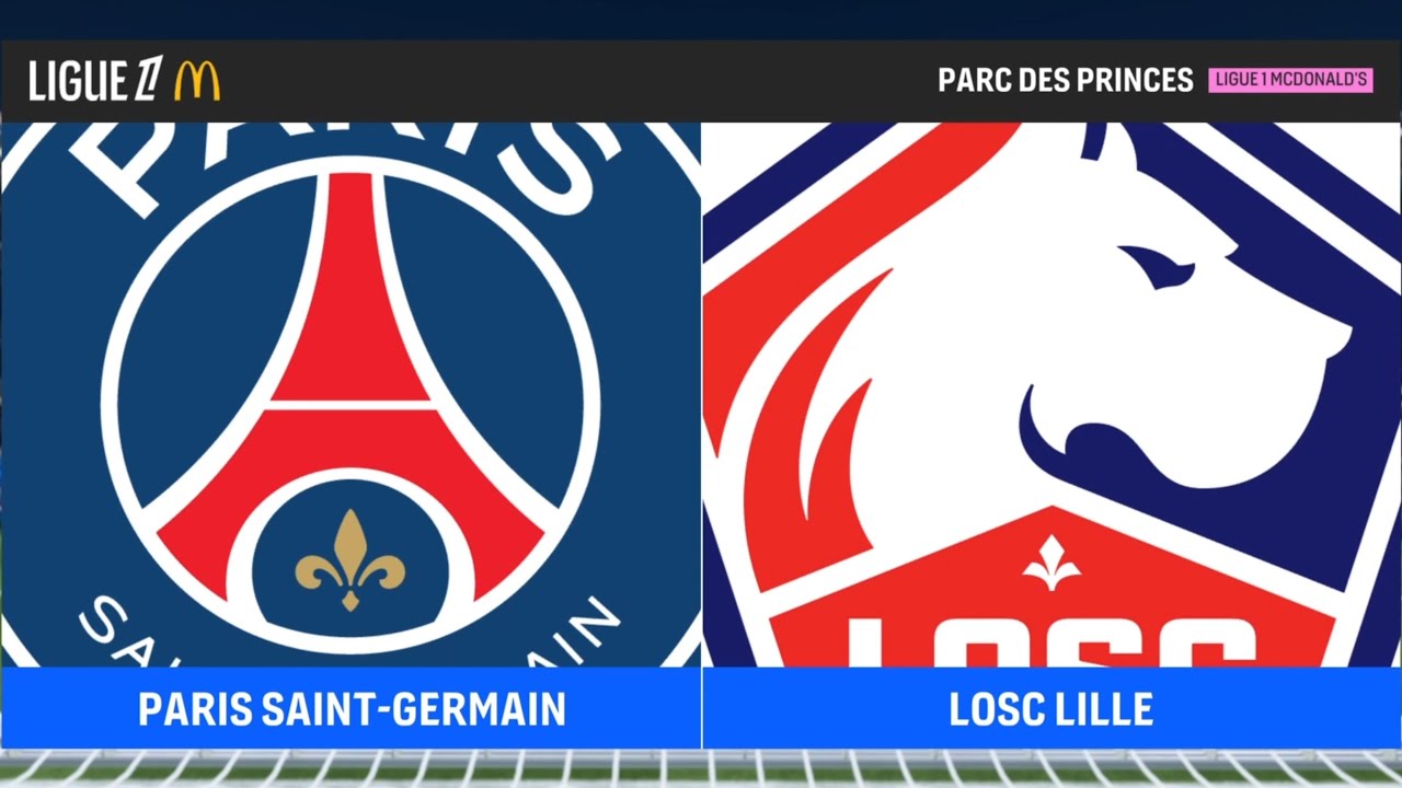 Paris SG vs Lille-Ligue 1 2025-2026 (J18)