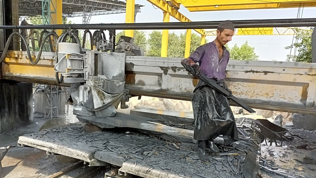 Granite Block Plate Cutting, Resizing and Stone Factory in Pakistan | Marble Ki Donya