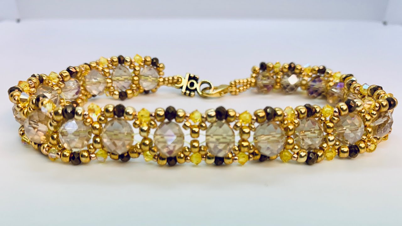 Easy Beaded Bracelet 💎 #beadedbracelet
