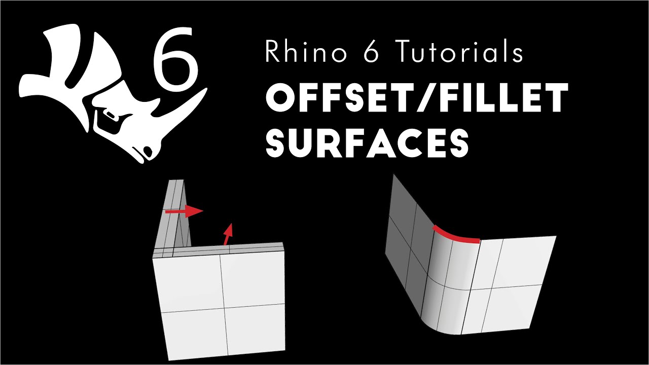 Rhino 6 3D Modeling 1.08 Смещение и скругление поверхностей/тел