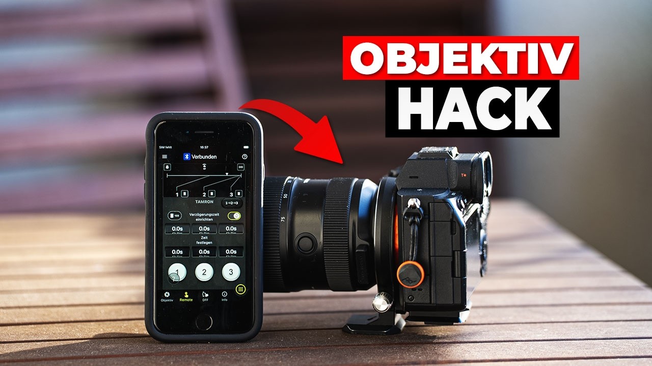 Objektiv mit dem Smartphone steuern I Tamron Lens Utility 5.0  auch für iPhone