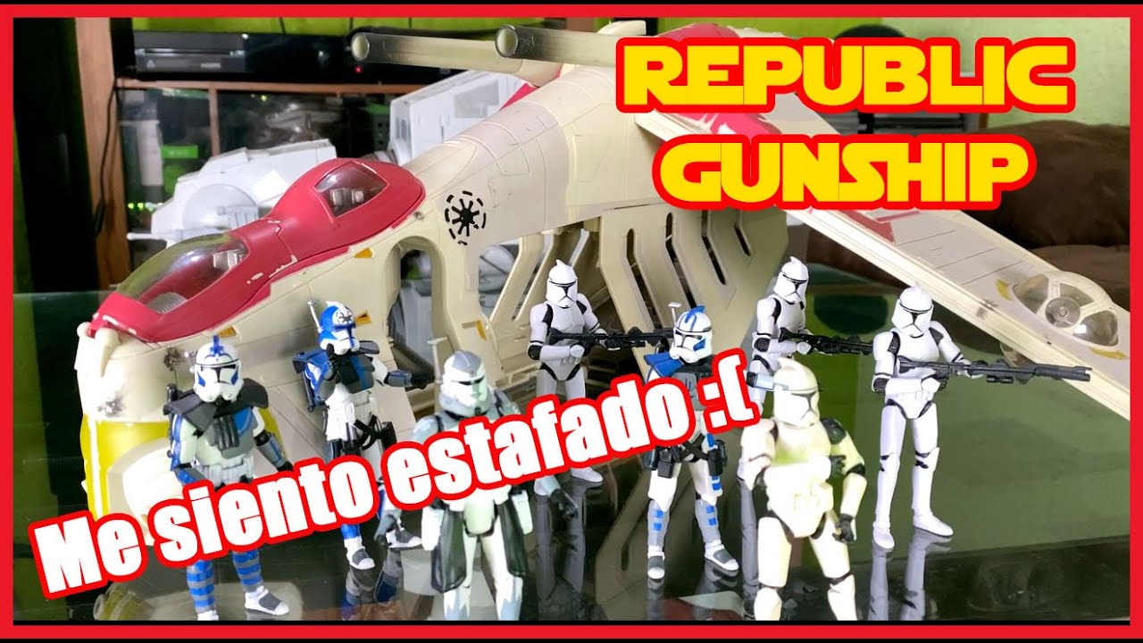 Me estafaron con esta nave :( | Gunship Attack Of The Clones | Review | unboxing