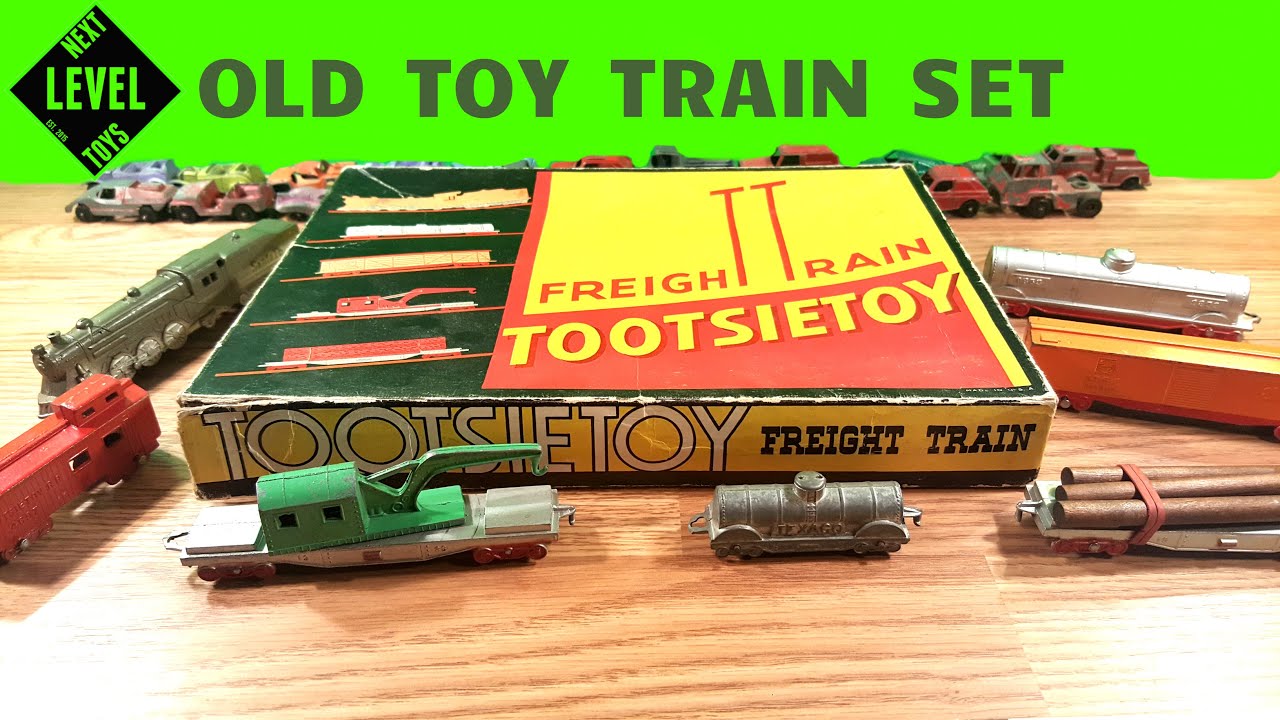 VINTAGE TOOTSIETOY Train set 1940s