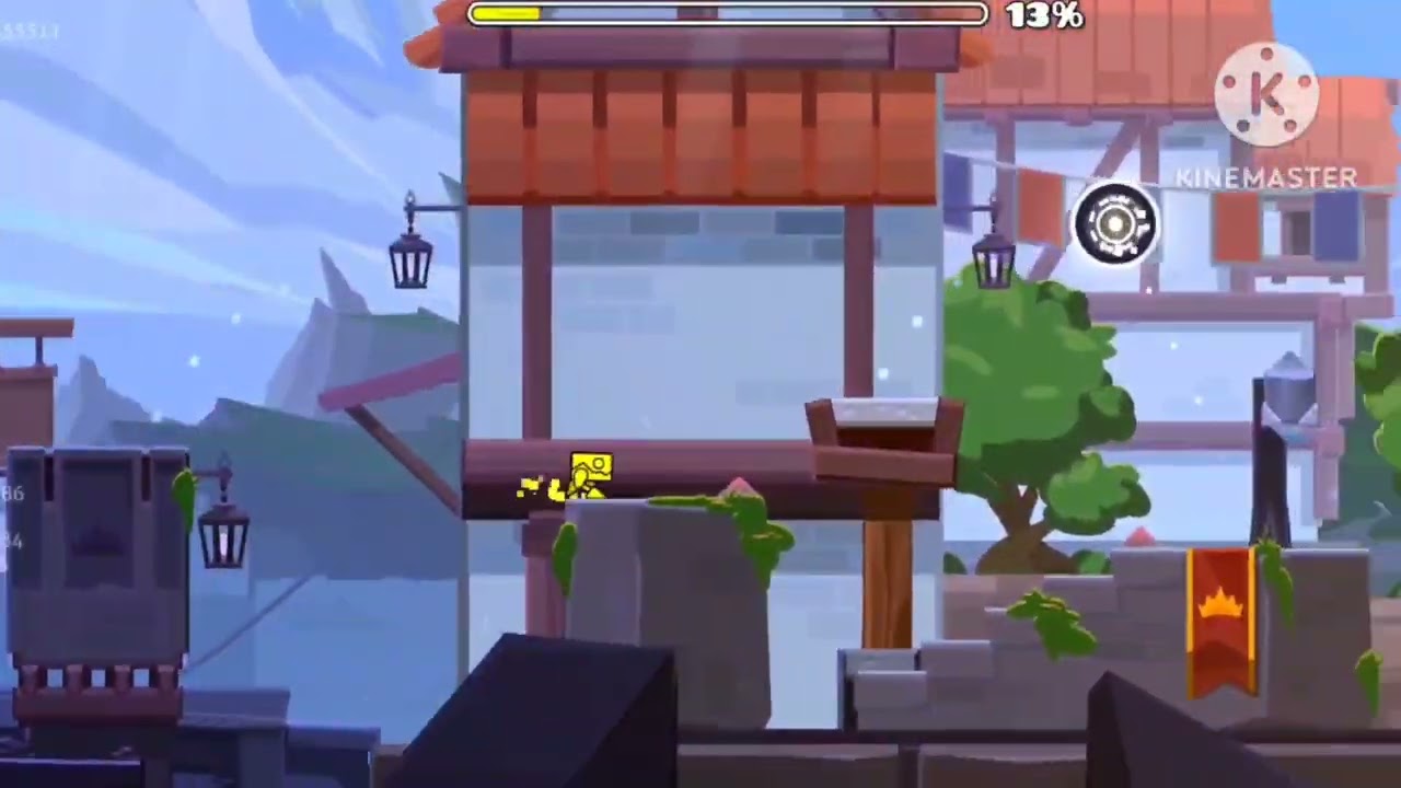 Caillou Rages in Geometry Dash