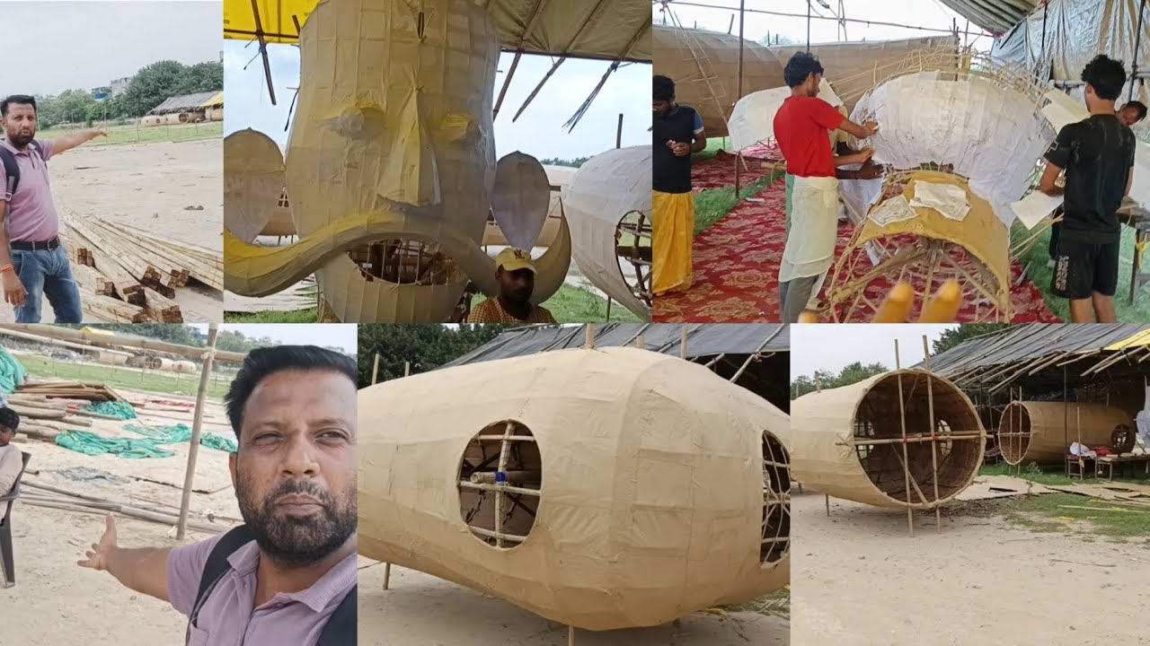 पचिम विहार मे चल रही ज़ोरों शोरों से दशहरे की तैयारी #2025 full vlog🔥 #Ravan making blog 