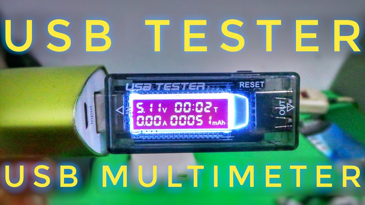 USB TESTER MULTIMETER