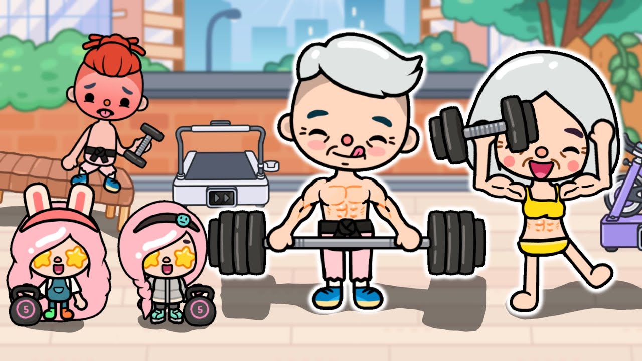 My Grandparents Are Stronger Than Me 👧🏻🔥💪🏻Toca Life Story | Toca Boca