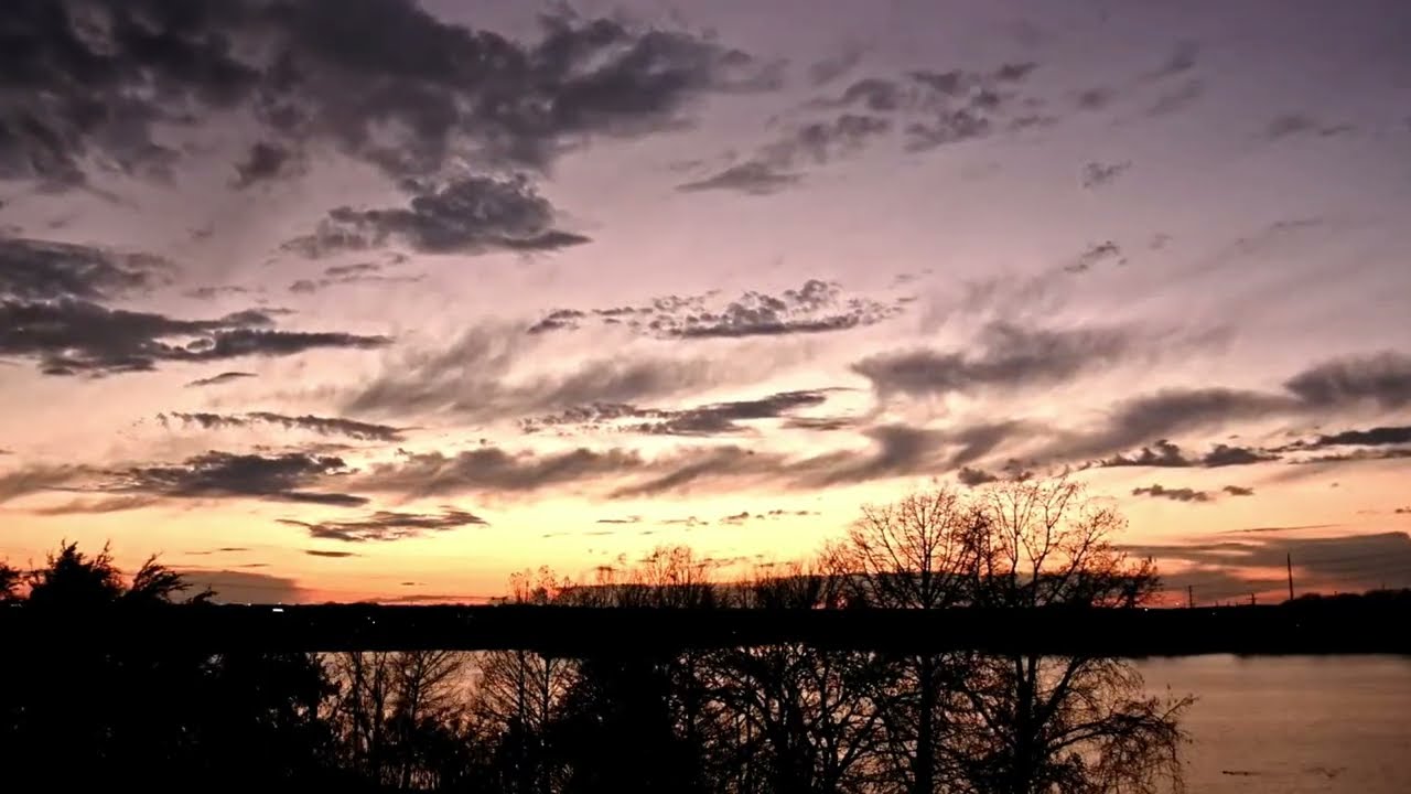 Central Texas Lake Sunset (January 12, 2021)