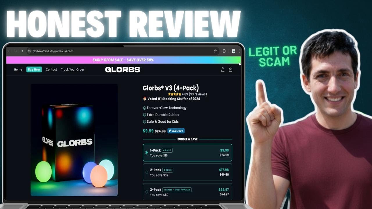 Обзор липких шариков Glorbs, светящихся в темноте. Шокирующая скрытая правда 2026 года