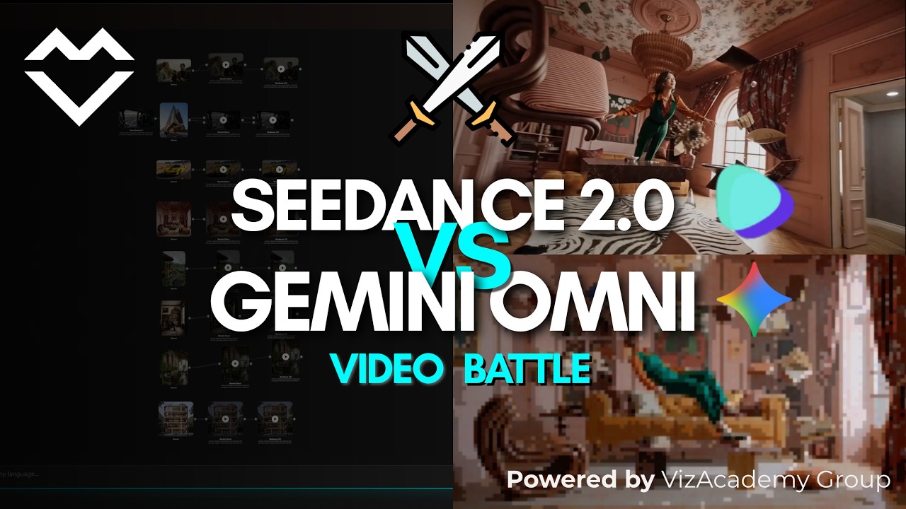 Gemini Omni против Seedance 2.0: Битва титанов ИИ! [VizMaker]