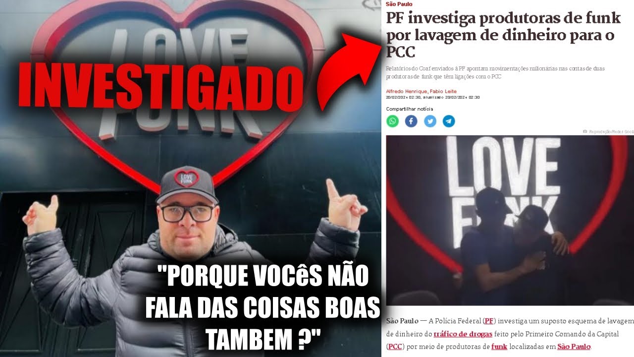 DONO DA LOVE FUNK TEM ENVOLVIMENTO COM O P.C.C ?