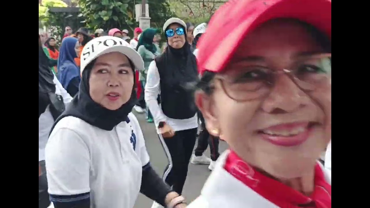 Gebyar Senam bersama Lansia Kota Malang