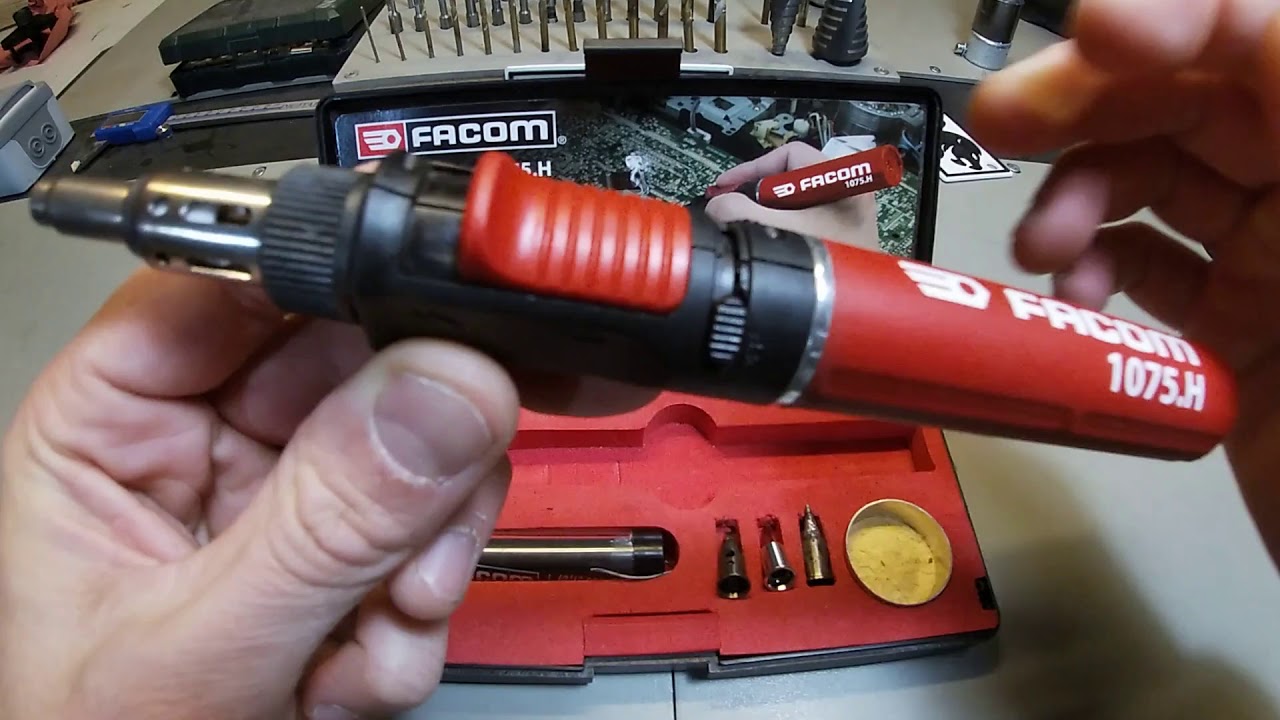 Présentation du Fer à souder à gaz  FACOM 1075 H