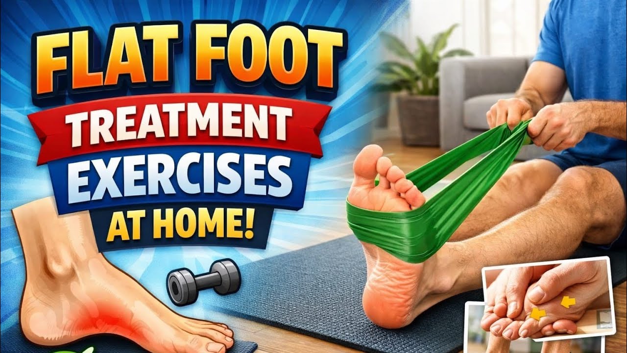 Flat Foot Problem? Do These Simple Exercises at Home