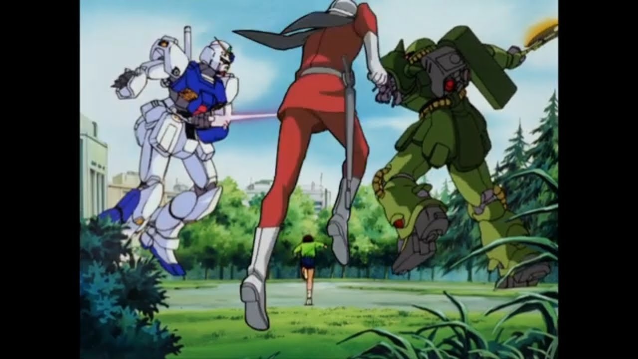 Gundam 0080 War in the Pocket but Char Aznable is there too