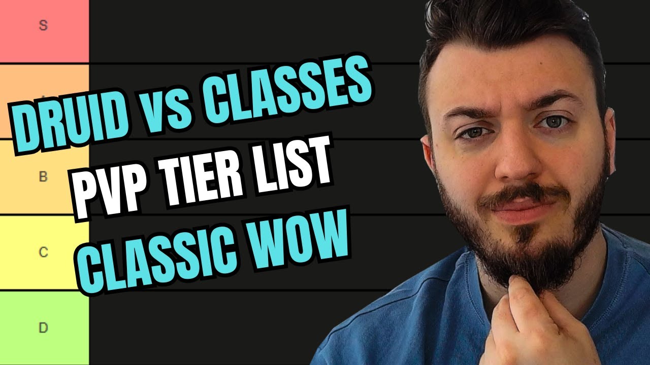 Druid PVP TIER LIST CLASSIC WoW (DUELS, 1V1's )