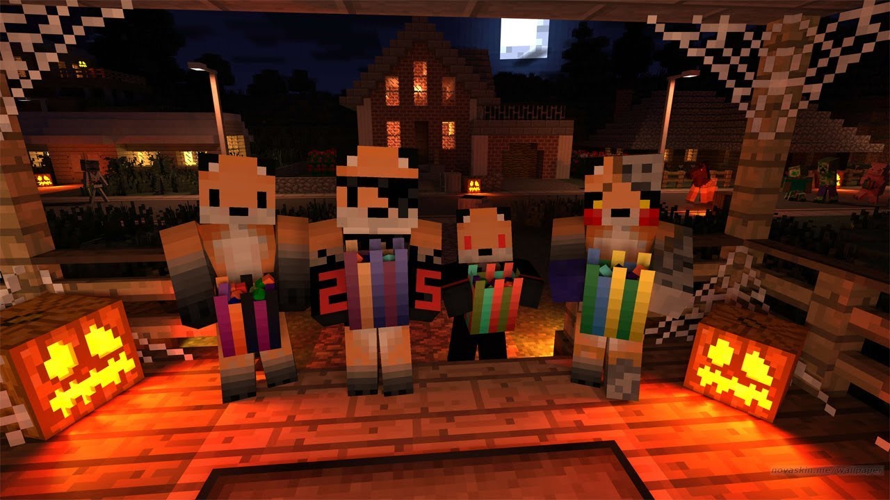 Minecraft Trick Or Treat Halloween Roleplay!