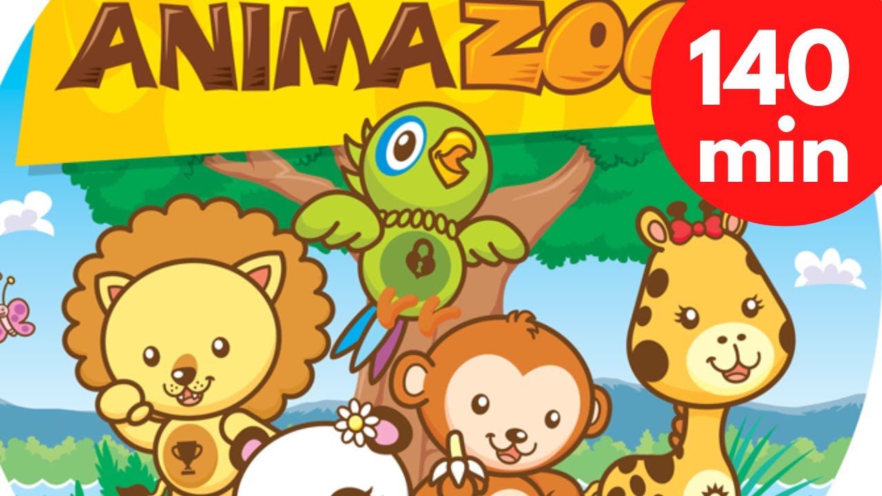 😍 Desenhos Animados Educativos e Divertidos | Animazoo Kids 🦁🐼🐵🦒🦜