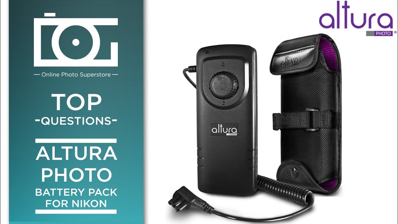 TUTORIAL How To Use an External Flash Battery Pack for NIKON Flashes | Rapid Fire™ by Altura Photo®