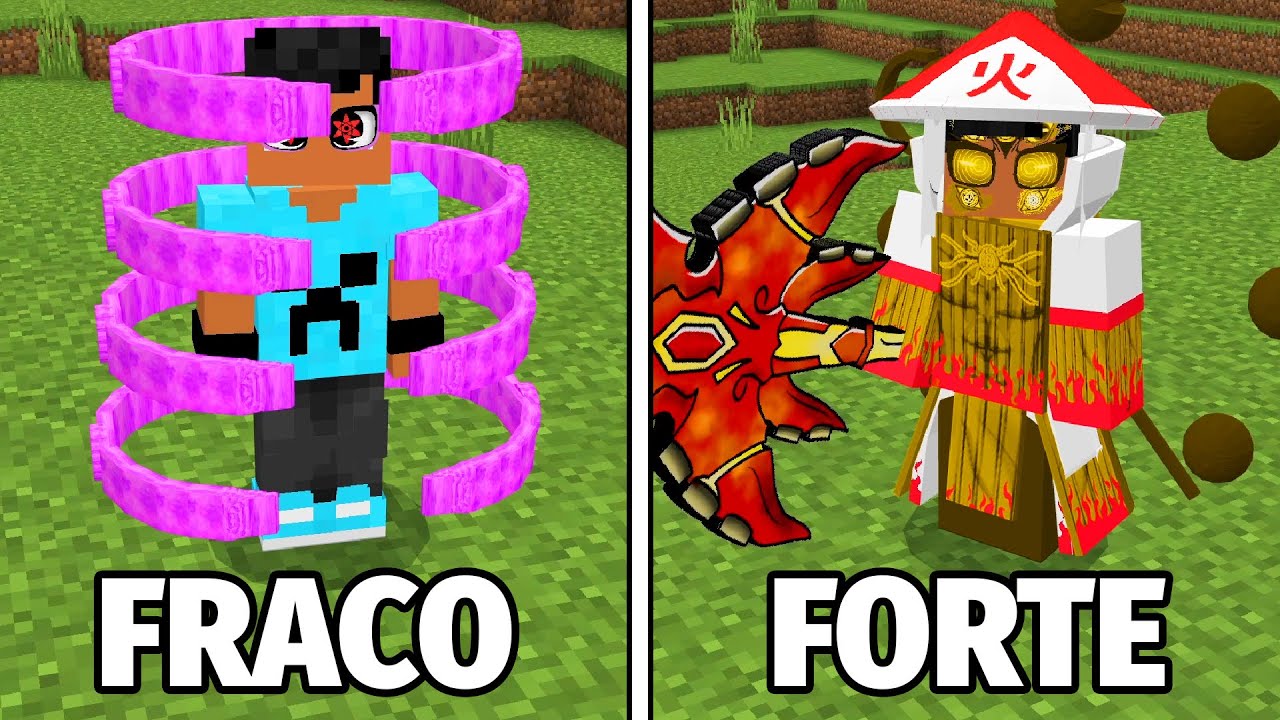 Sobrevivi 100 DIAS NA NARUTO JEDY do Minecraft - O FILME