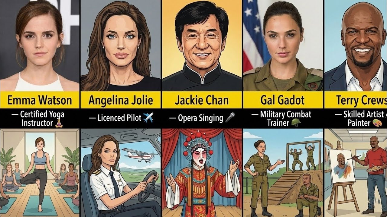 Hollywood Stars With Surprising Hidden Talents😱