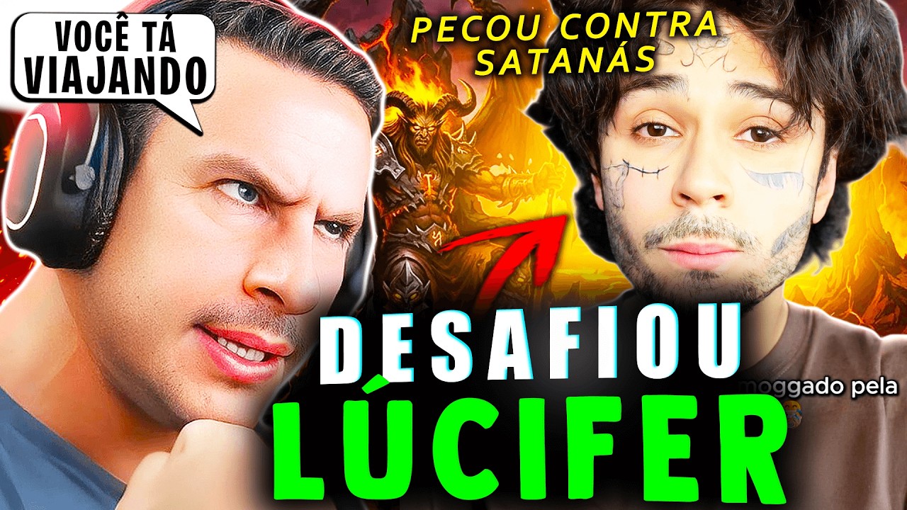 SUPER XAND&Atilde;O REAGINDO - CRIST&Atilde;O respondeu o XAND&Atilde;O SOBRE BLASF&Ecirc;MIA CONTRA SATAN&Aacute;S (Tentou REFUTAR)