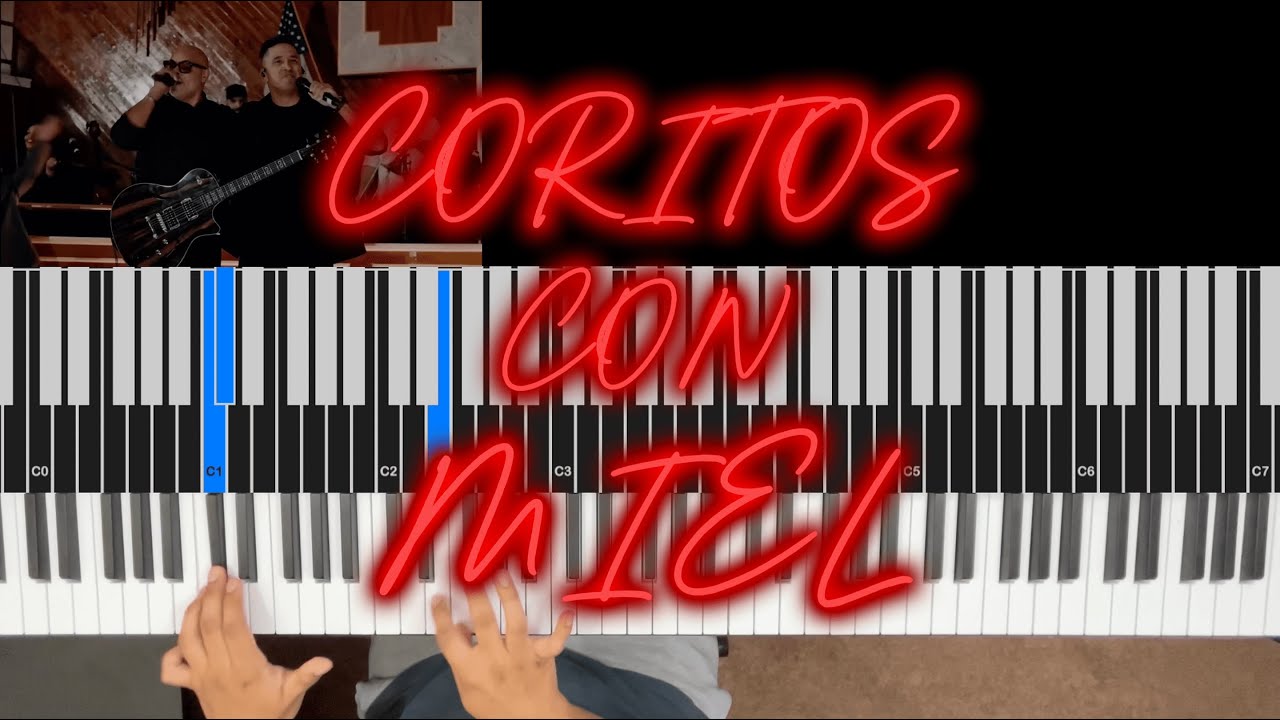 PIANO TUTORIAL | Coritos Con Miel | Israel & New Breed & Miel San Marcos