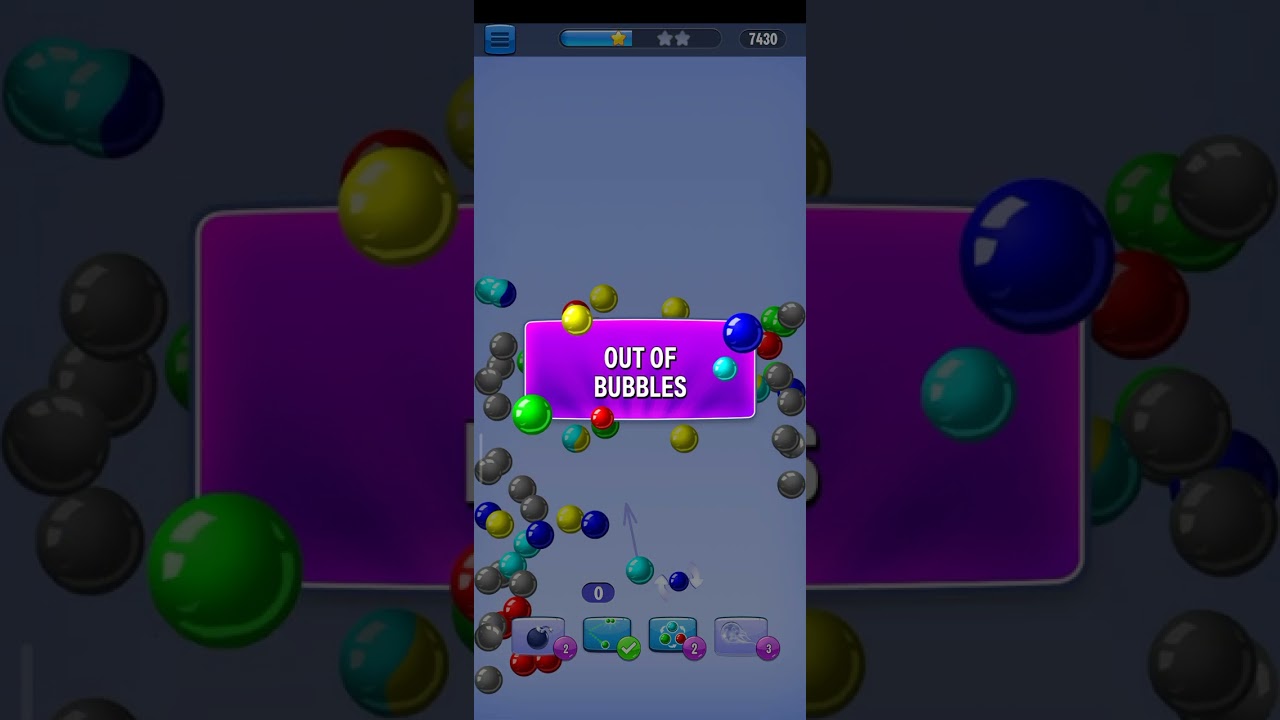 bubble shooter level 415 to 417