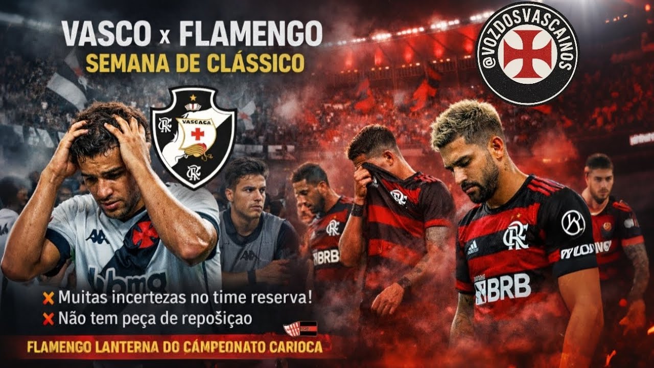 VASCO X FLAMENGO SEMANA DE CLÁSSICO DOS MILHÕES| TIME RESERVA DO VASCO NÃO EXISTE!