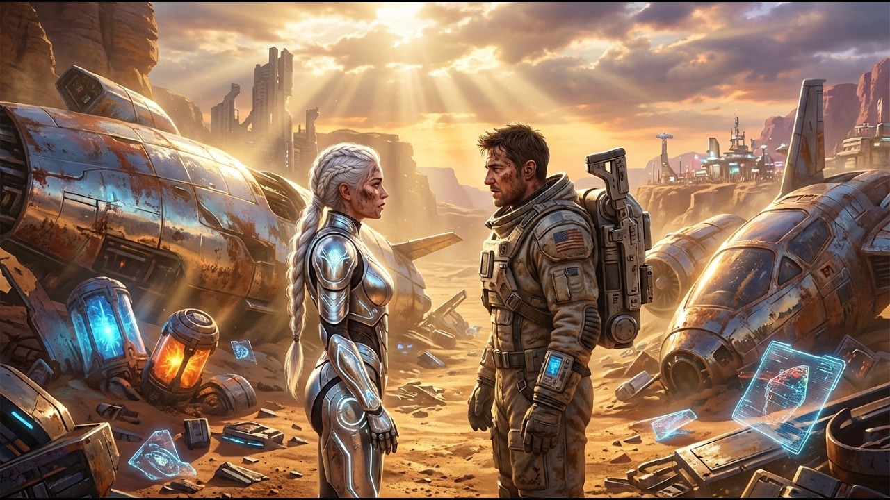 У инопланетной девушки не было будущего… Пока один пилот-человек не изменил её судьбу | Научно-фа...