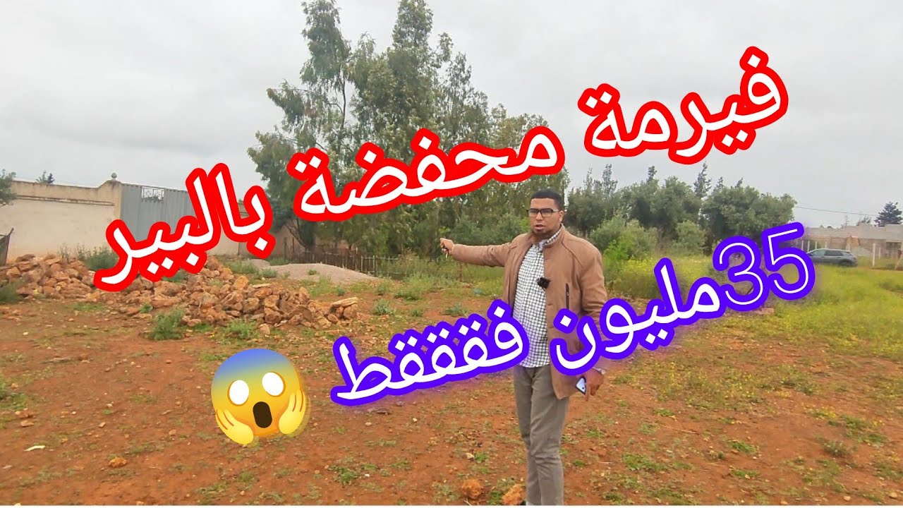 فيرمة 1012متر محفضة بالبير وضايرة بالصور وجنيك الڤيلات 35مليون فقققط 😱@3a9aratchaykh